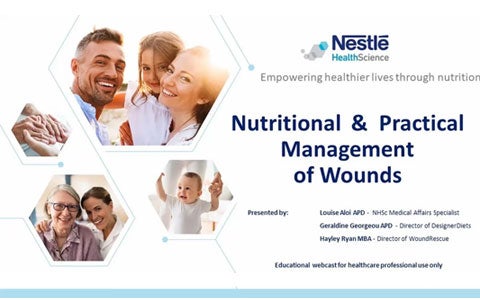 Nutritional and Practical Management of Wounds