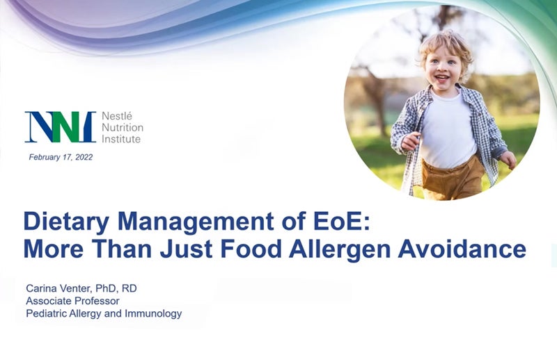 Dietary Management of EoE: More Than Just Food Allergen Avoidance