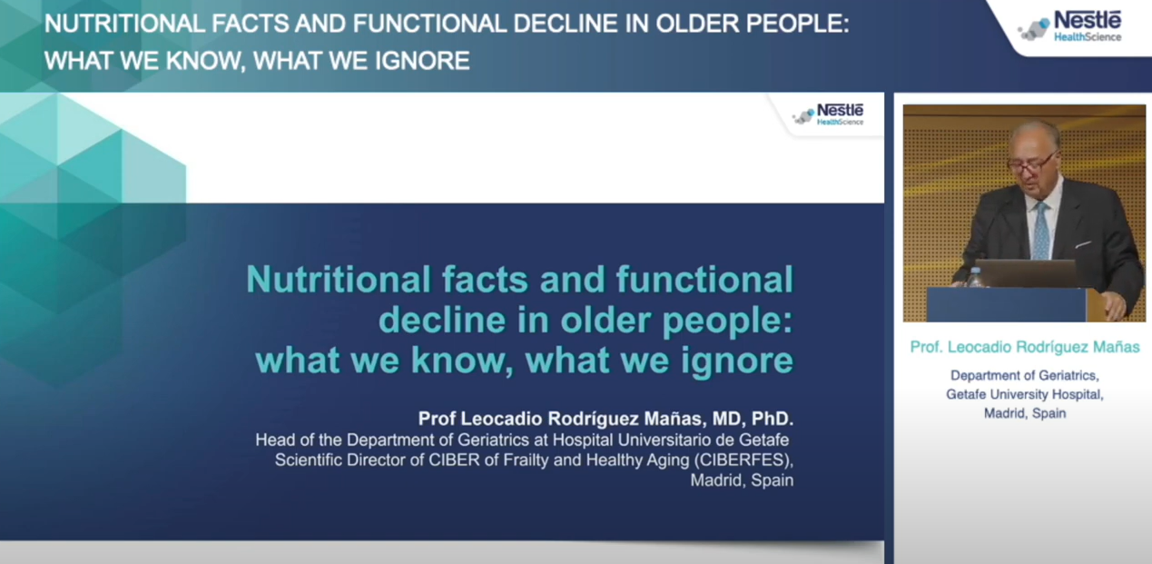 Issues associated with functional decline in older people and the role of nutrition