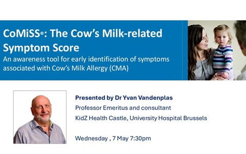 The Cow's Milk Related Symptom Score (CoMiSS®) Webinar