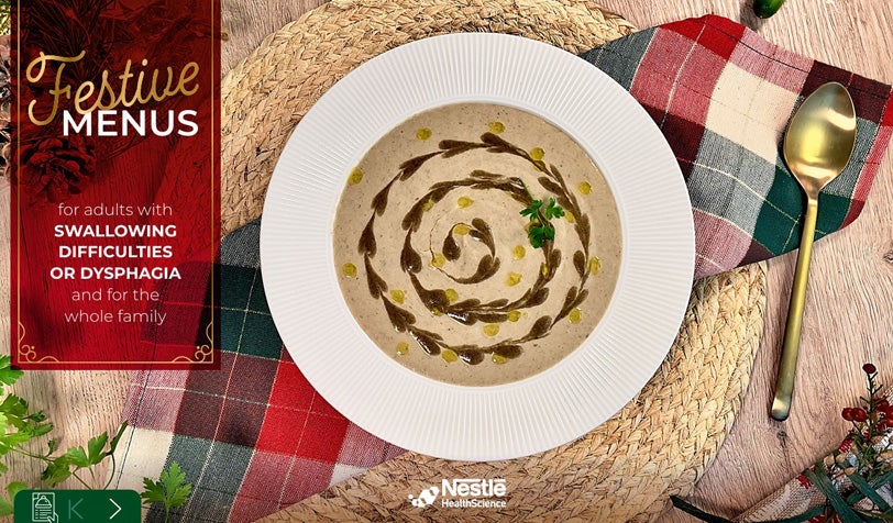 Festive Menu for Adults Dysphagia Patients