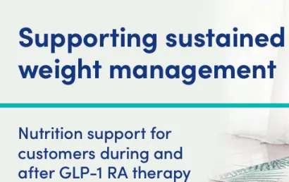 Supporting weight management following GLP-1 de-prescription