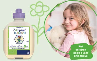 COMPLEAT® PAEDIATRIC - Nutritionally complete paediatric tube feed with a unique blend of whole foods