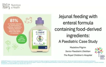 CASE STUDY: Jejunal feeding with COMPLEAT Paediatric